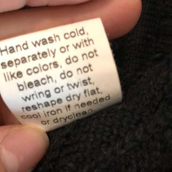 Coccole Womens Short Sleeve Cardigan Sz S Black Scalloped Knit Merino Wool Blend - Picture 5 of 9